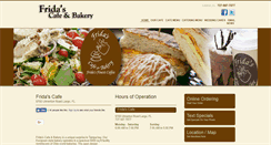 Desktop Screenshot of fridascafe.com